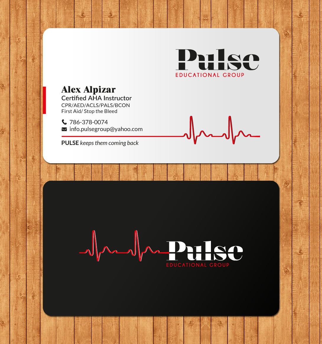 Business Card Design by chandrayaan.creative for Pulse Educational Group | Design #20282731