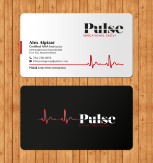 Business Card Design by chandrayaan.creative for Pulse Educational Group | Design: #20282731