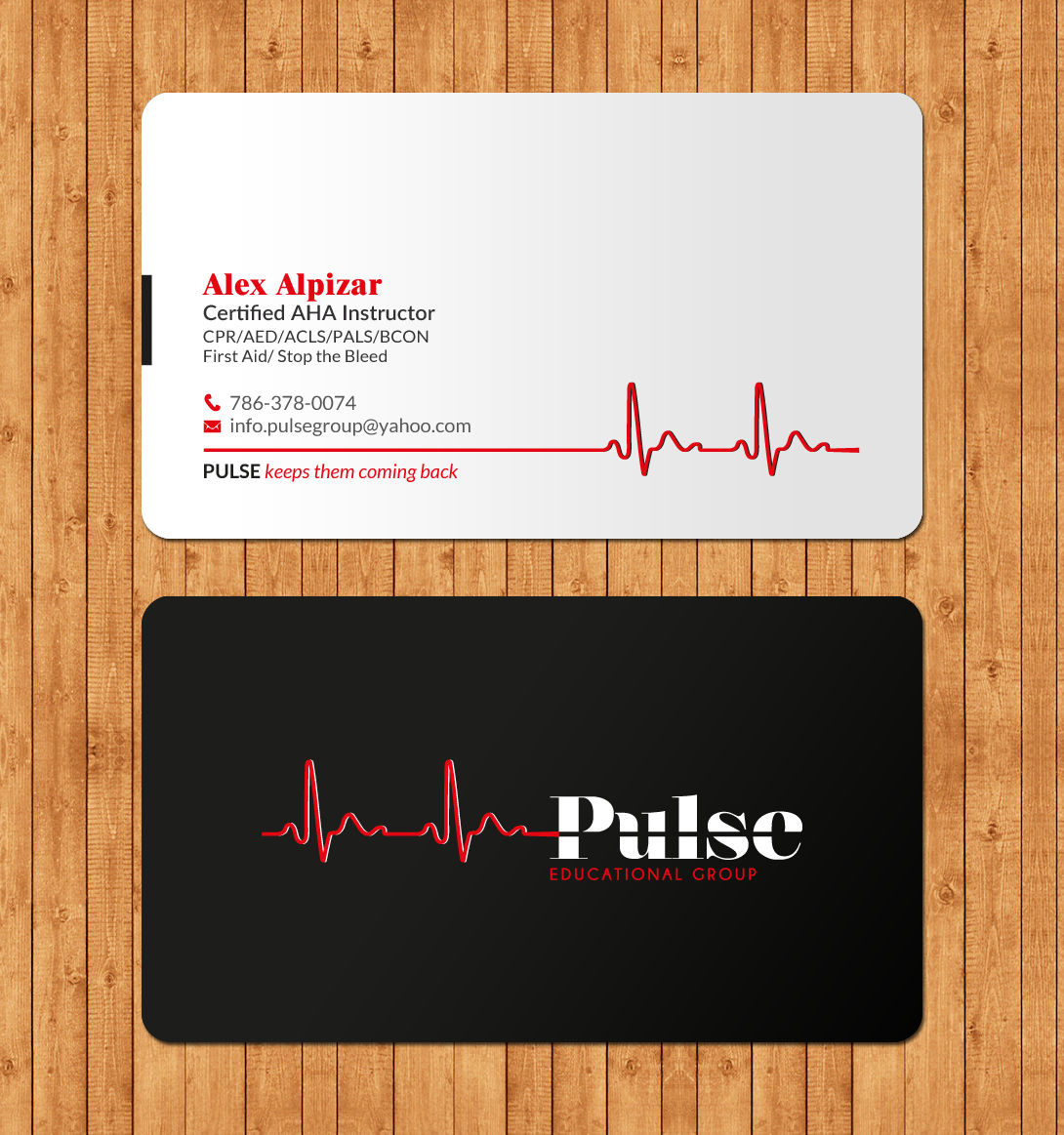 Business Card Design by chandrayaan.creative for Pulse Educational Group | Design #20282776