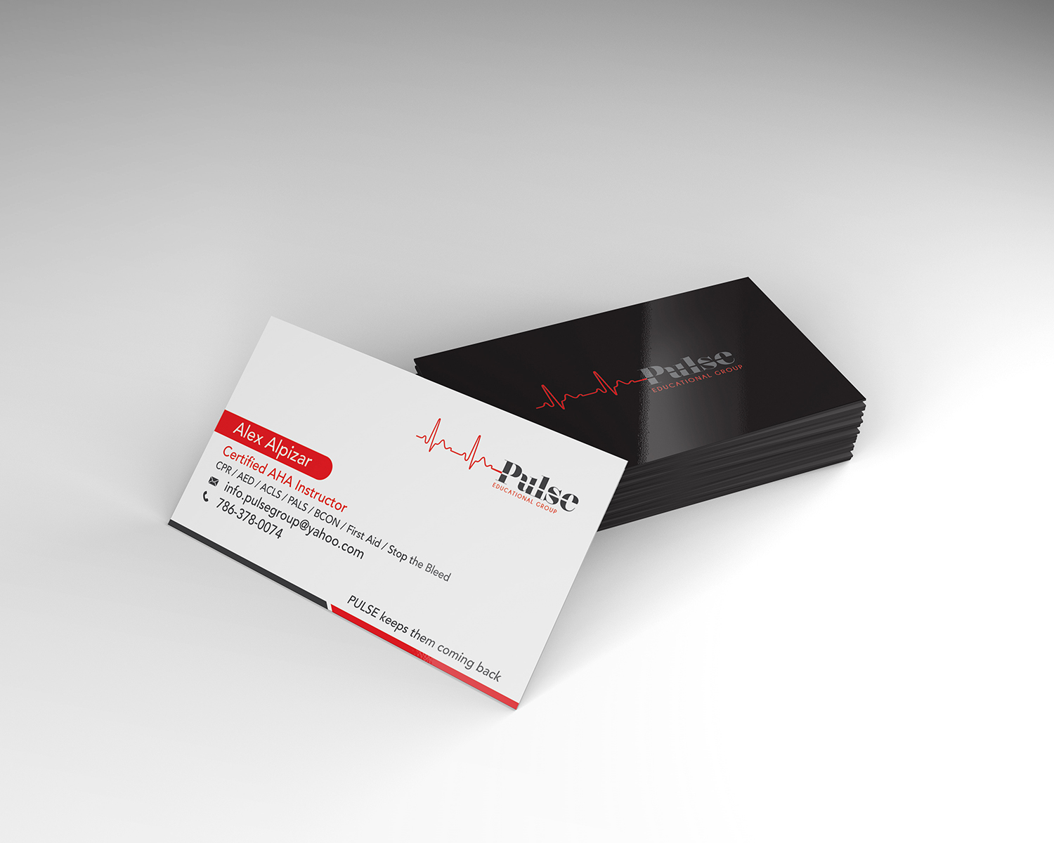 Diseño de Tarjeta de Presentación por dianpraditaputri para Pulse Educational Group | Diseño #20309951