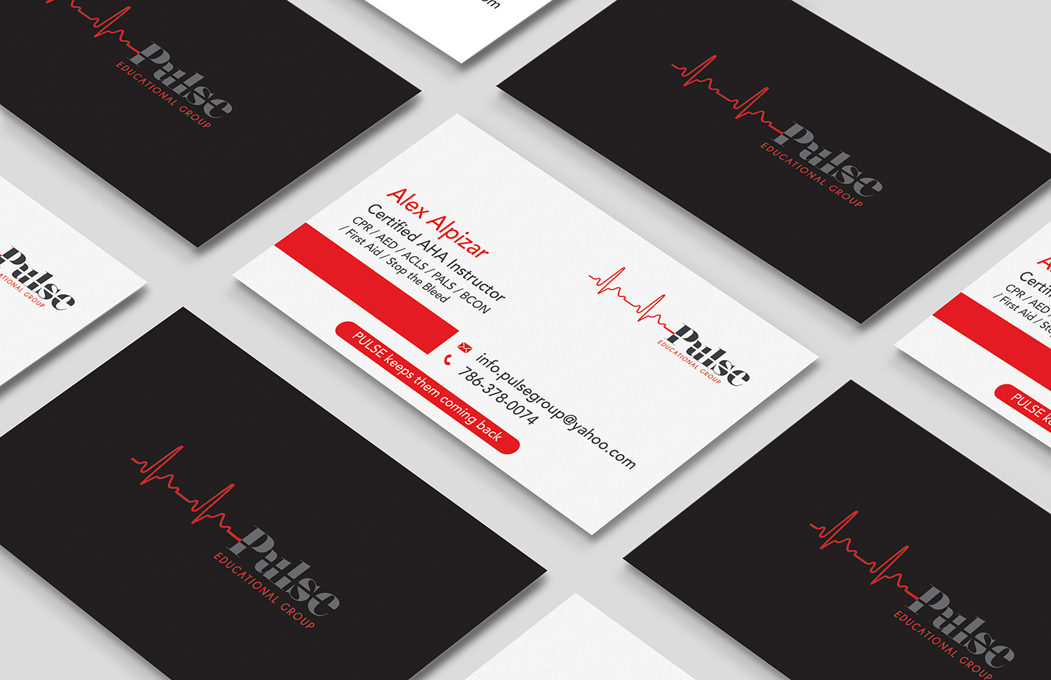 Diseño de Tarjeta de Presentación por dianpraditaputri para Pulse Educational Group | Diseño #20309968