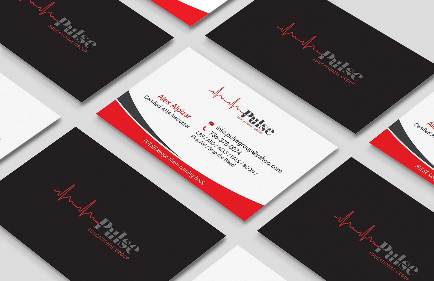 Visitenkarten-Design von dianpraditaputri für Pulse Educational Group | Design #20309975