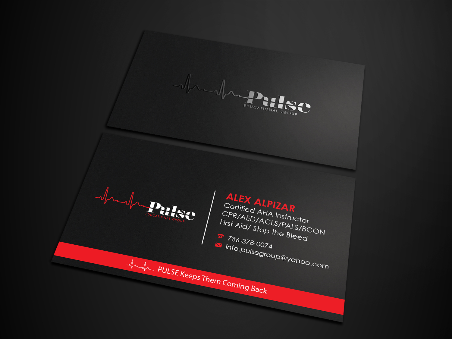 Business Card Design by Tripti Ranjan Gain for Pulse Educational Group | Design #20277464