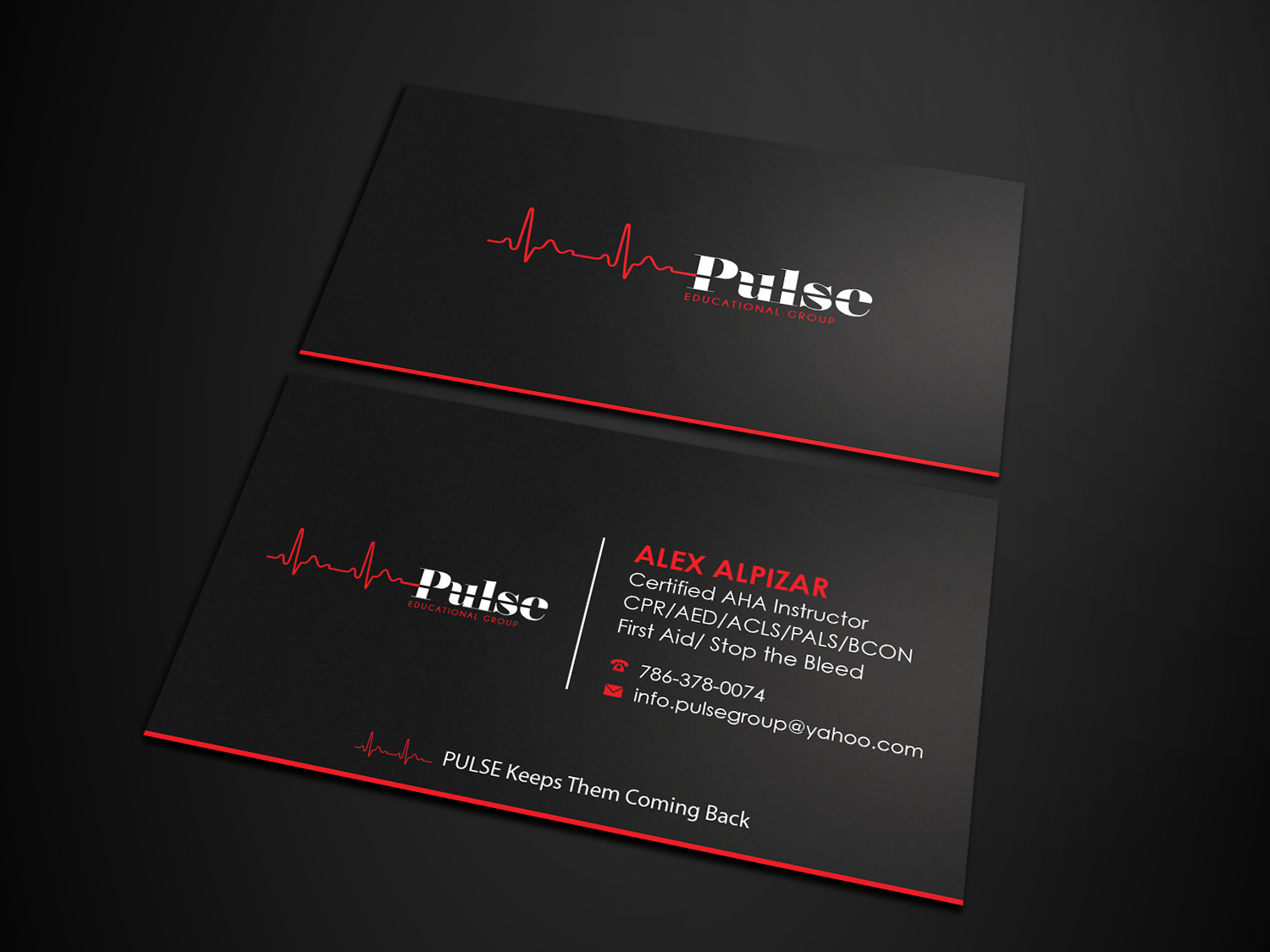 Business Card Design by Tripti Ranjan Gain for Pulse Educational Group | Design #20277467
