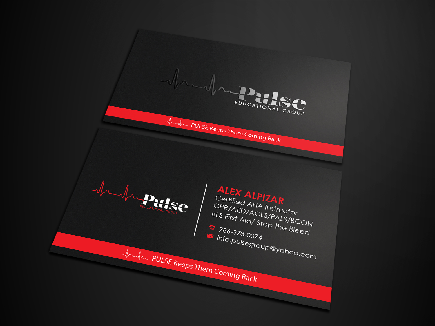 Business Card Design by Tripti Ranjan Gain for Pulse Educational Group | Design #20278642