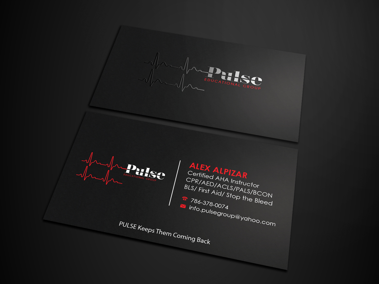 Business Card Design by Tripti Ranjan Gain for Pulse Educational Group | Design #20305398