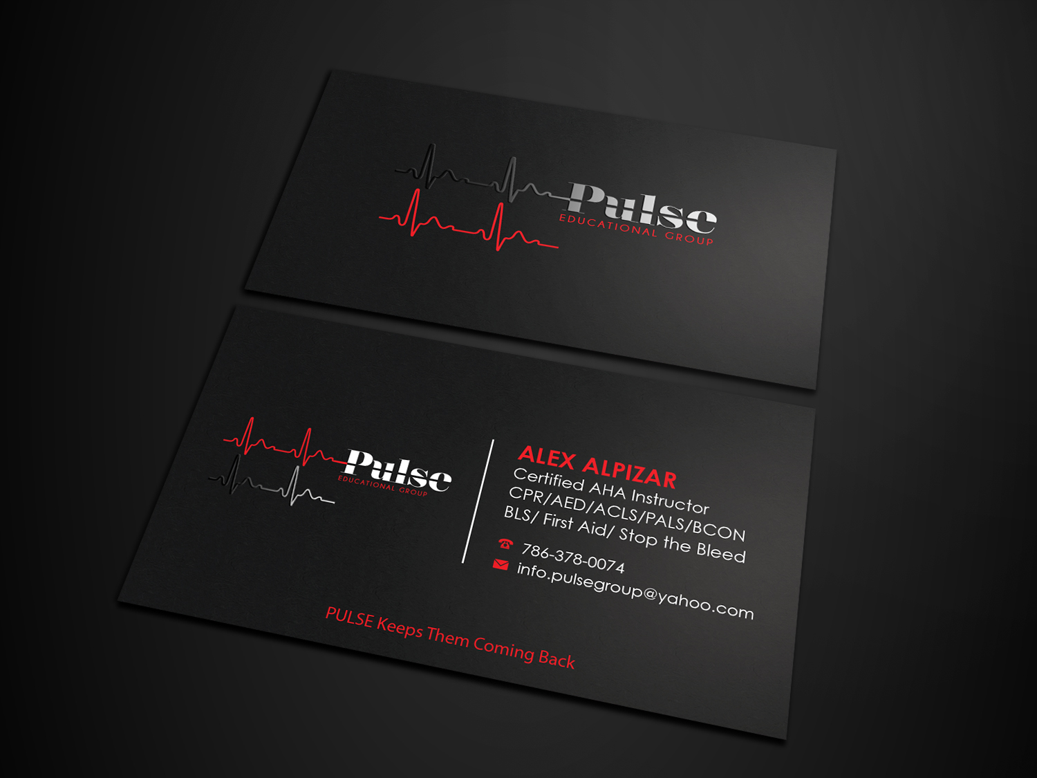 Business Card Design by Tripti Ranjan Gain for Pulse Educational Group | Design #20306393