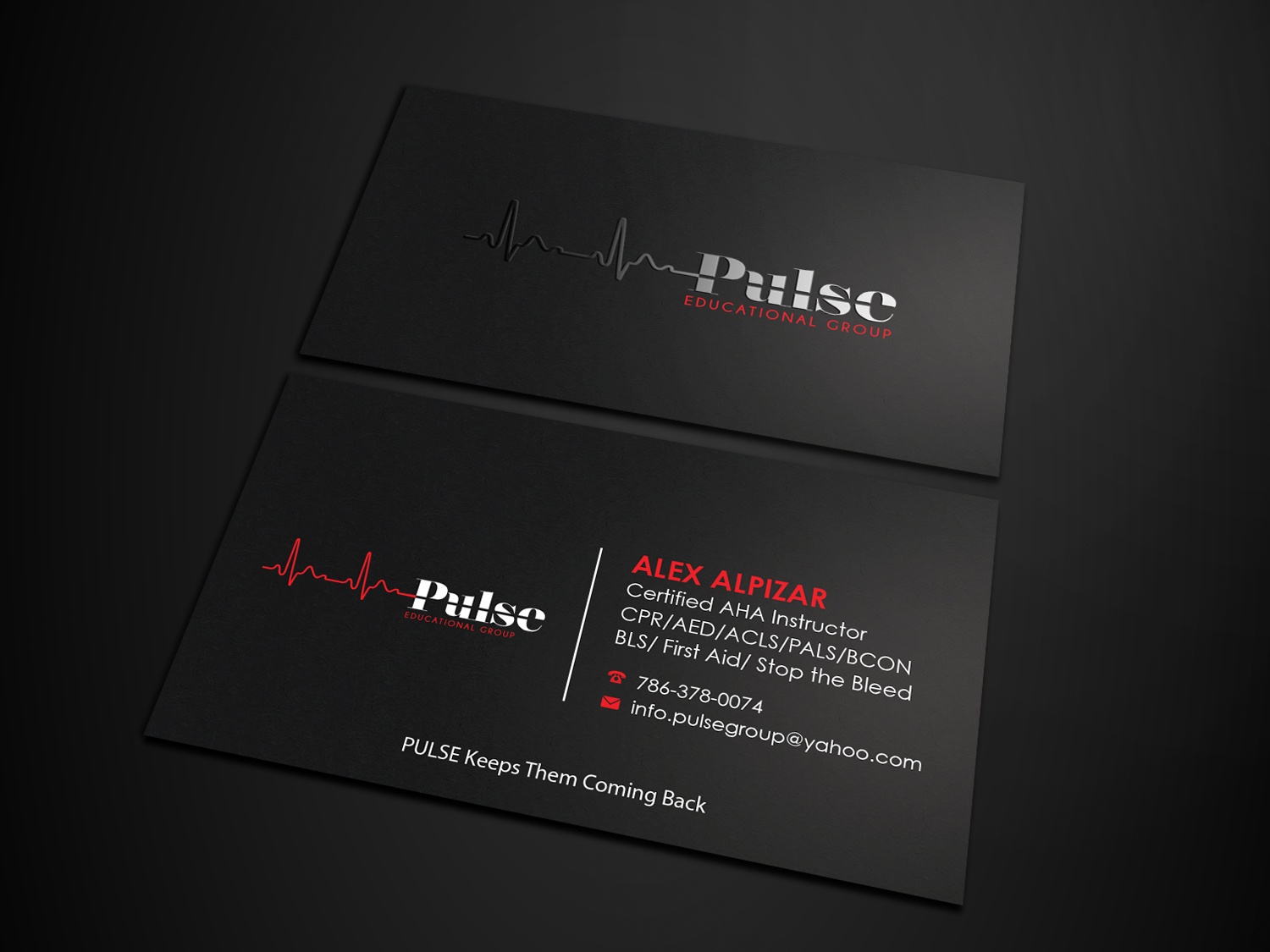 Diseño de Tarjeta de Presentación por Tripti Ranjan Gain para Pulse Educational Group | Diseño #20321753