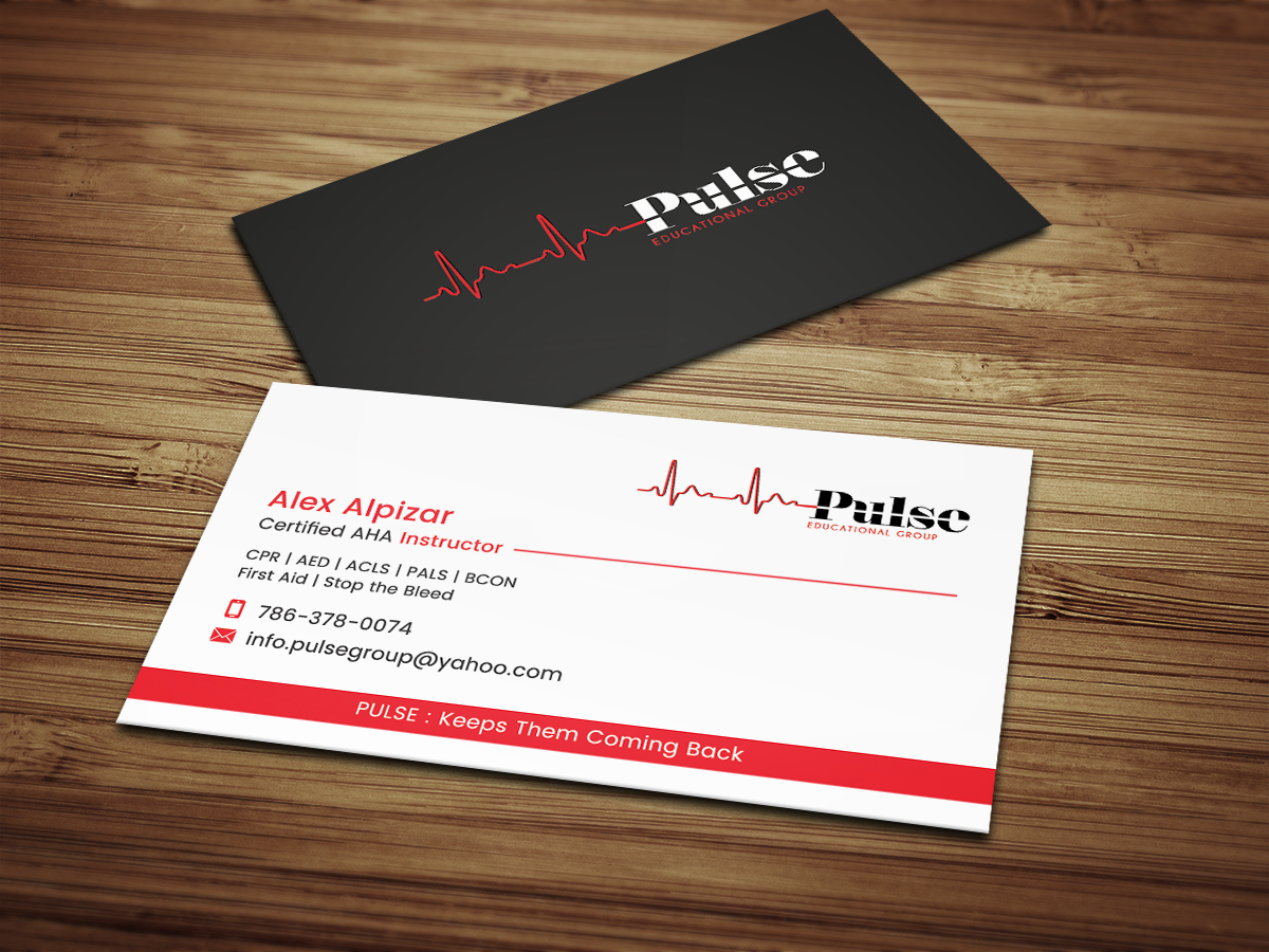 Diseño de Tarjeta de Presentación por Moumita_ para Pulse Educational Group | Diseño #20282493