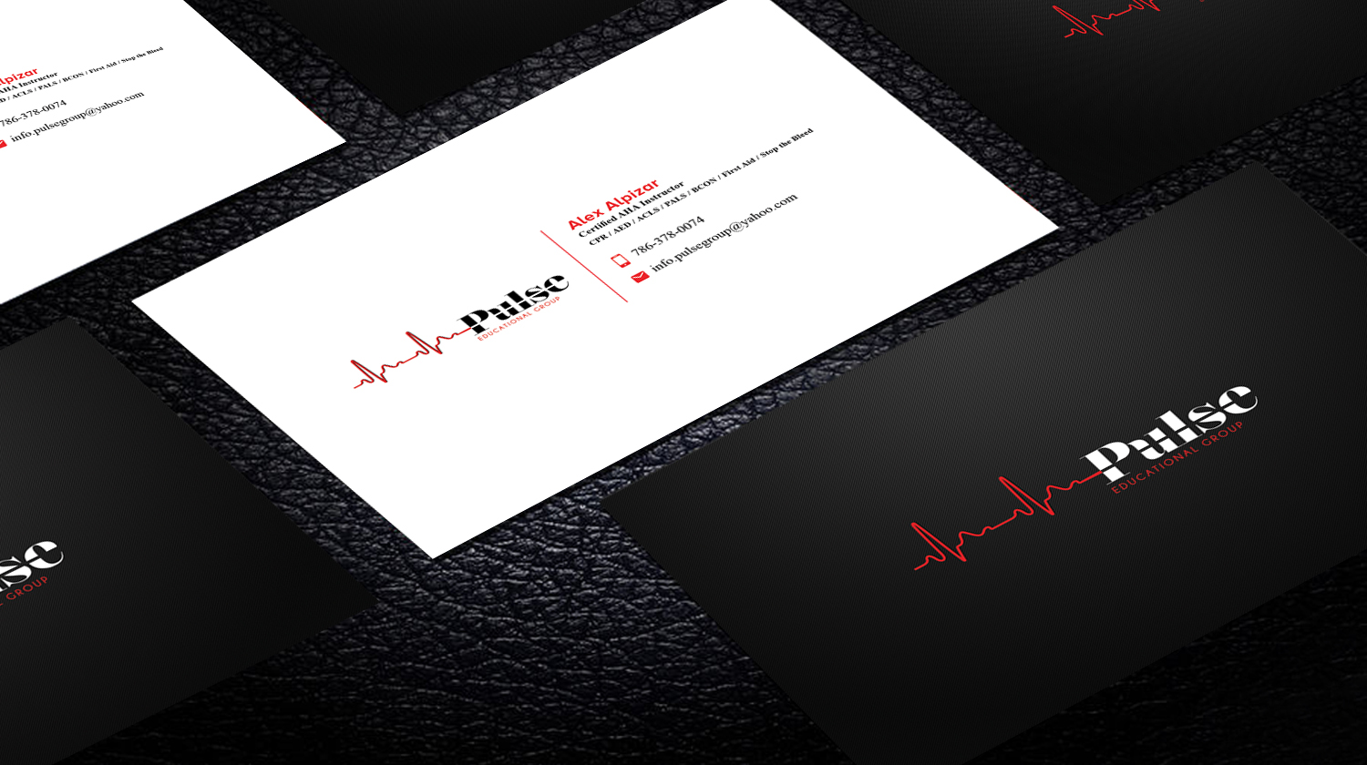 Diseño de Tarjeta de Presentación por v.senthil-designer para Pulse Educational Group | Diseño #20279951