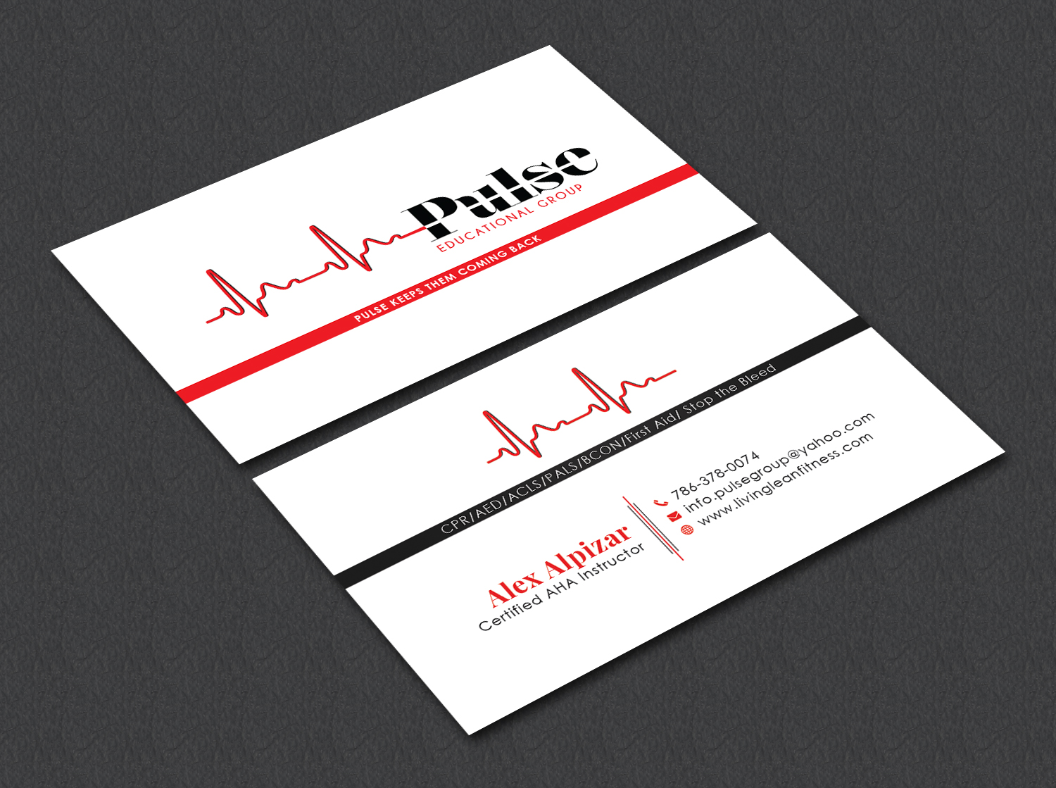 Design de Carte de Visite par Bold Pixels pour Pulse Educational Group | Design #20278602