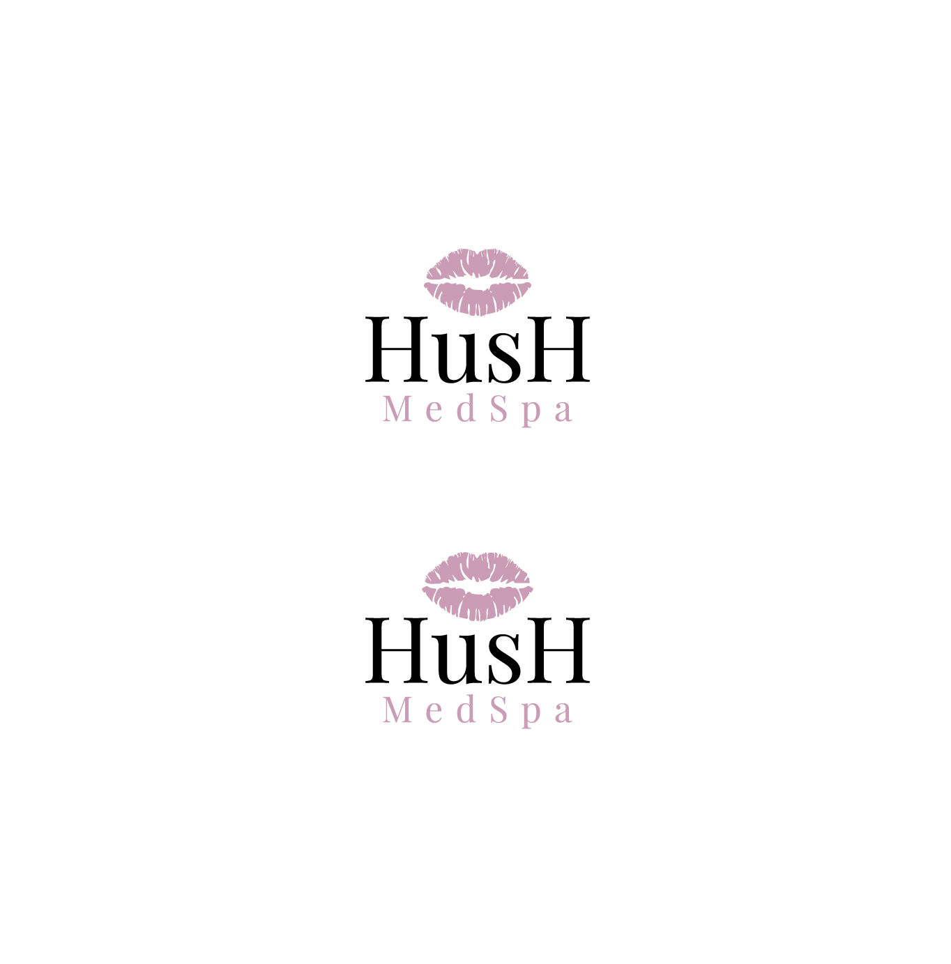 Logo Design by Ves-Boycheva for Hush MedSpa | Design #20274065