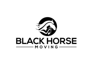 Black Horse Moving | Logo Design by expert pro