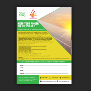 AussieNRG and EBG Alert insert/flyer | Flyer Design by Schöpfer