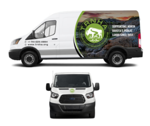 TRNHA Van showing our support for the National Park Service | Car Wrap Design by Infinitive Technology