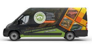 TRNHA Van showing our support for the National Park Service | Diseño de Rotulación de Vehículo por SAI DESIGNS
