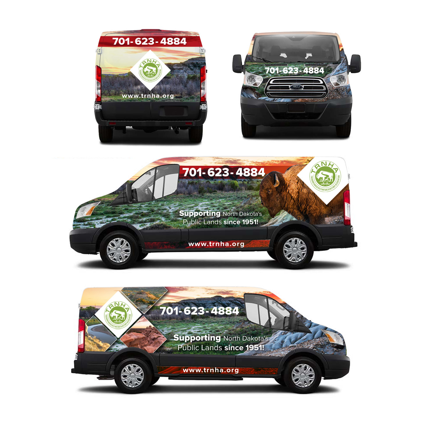 Car Wrap Design by Maxo-Biz for Theodore Roosevelt Nature & History Association | Design #20322608