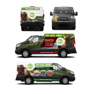 TRNHA Van showing our support for the National Park Service | Diseño de Rotulación de Vehículo por Maxo-Biz