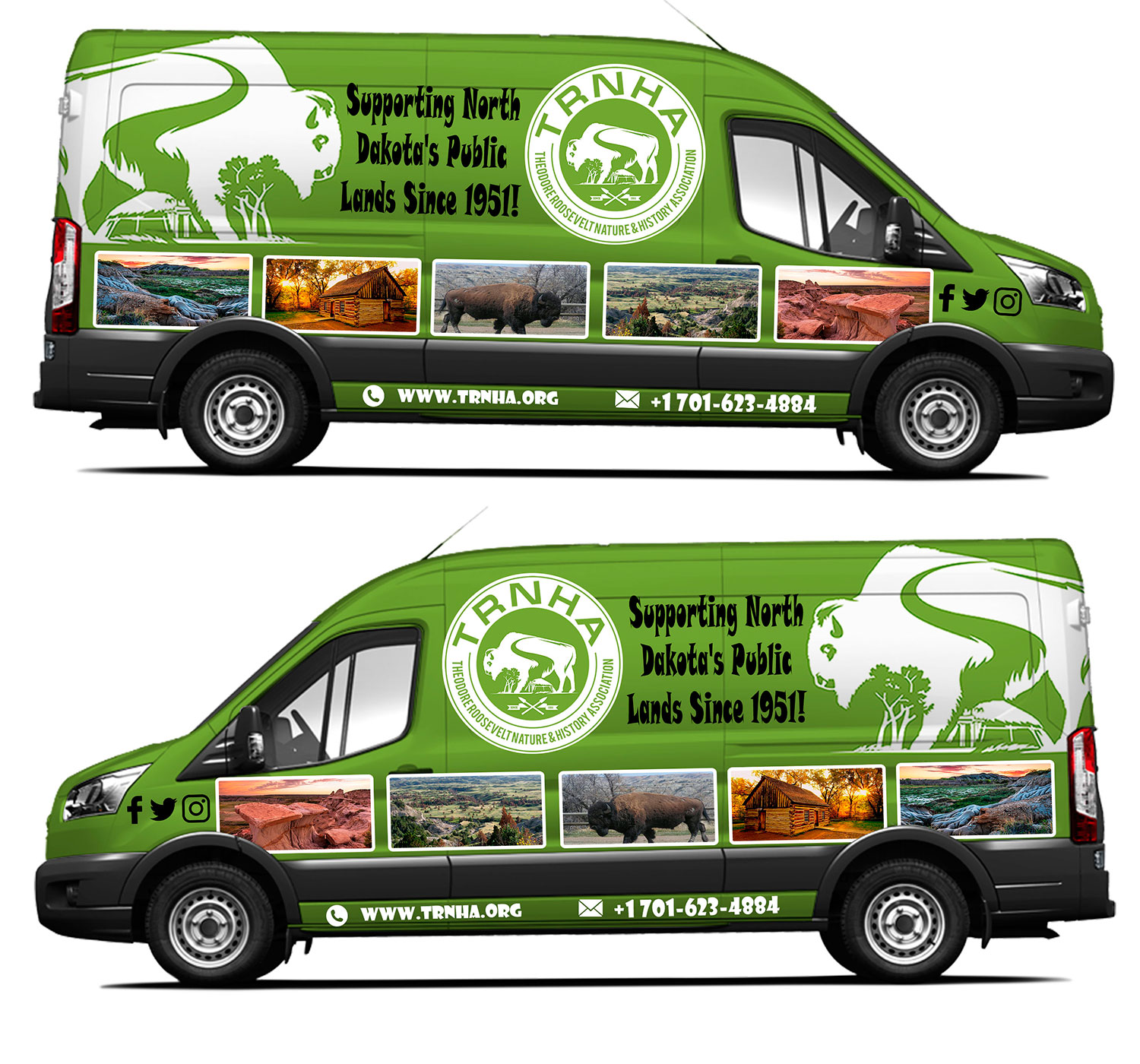 Car Wrap Design by The Faisal for Theodore Roosevelt Nature & History Association | Design #20366443