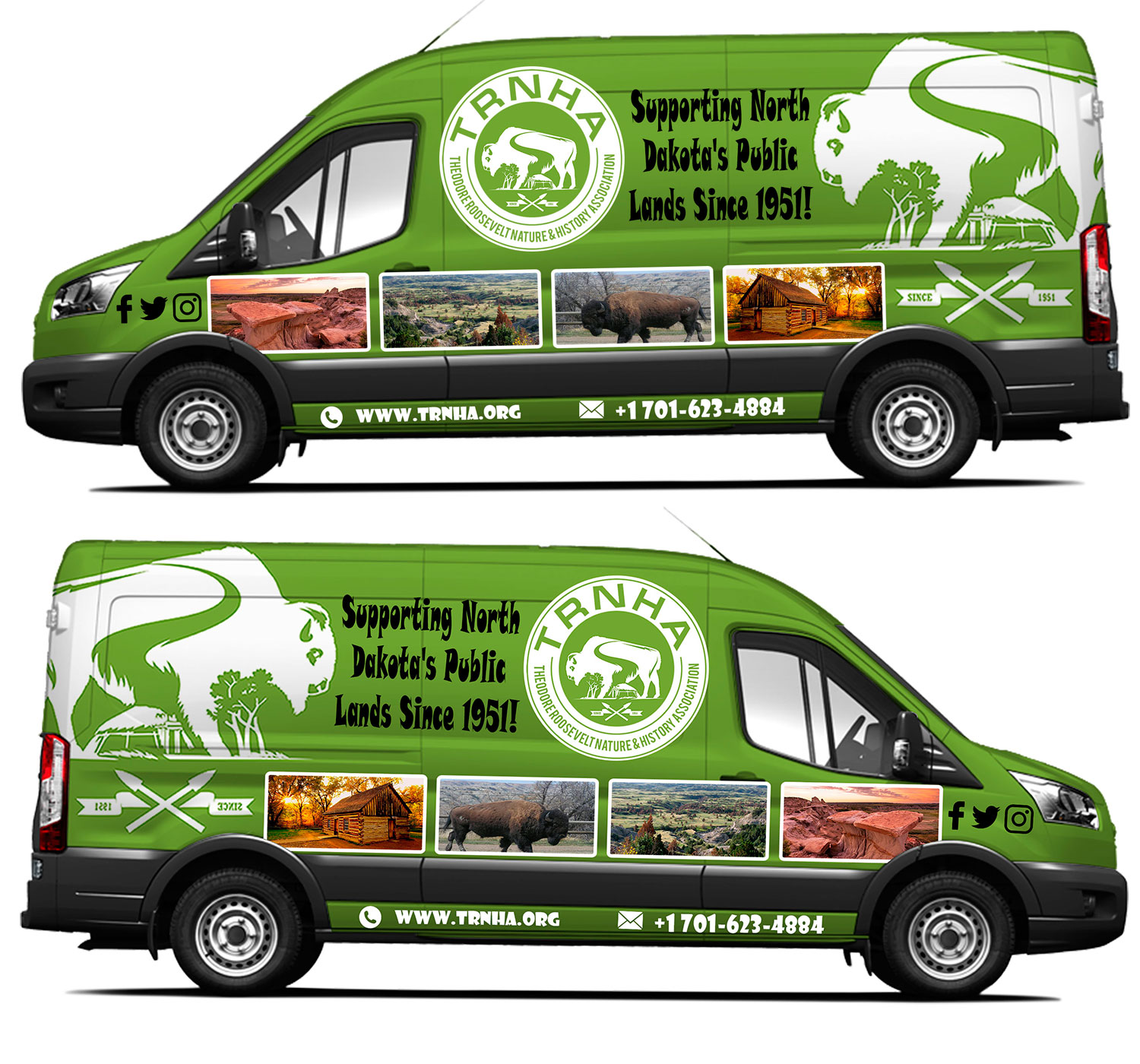 Car Wrap Design by The Faisal for Theodore Roosevelt Nature & History Association | Design #20366448