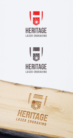 Heritage Laser Engraving | Logo Design by see why