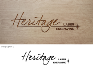 Heritage Laser Engraving | Logo Design by dharlan