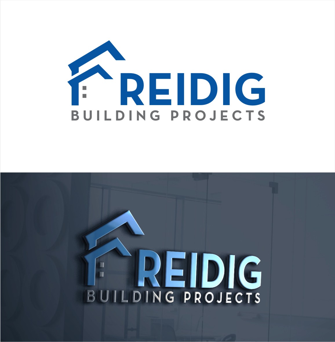 Logo Design by Soul Light for Freidig Building Projects | Design #20288138