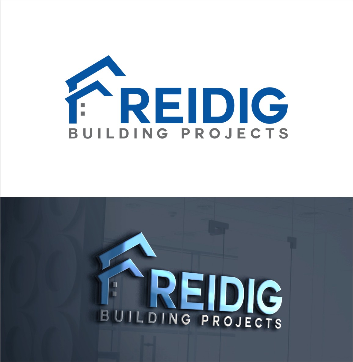 Logo Design by Soul Light for Freidig Building Projects | Design #20288155