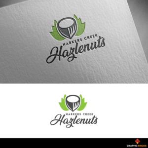 Harkers Creek Hazlenuts | Logo Design by Graphic Bricks