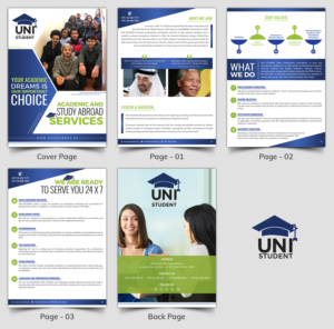 We need a company profile design 8 + cover | Diseño de Brochure por SAI DESIGNS