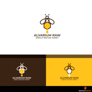 Alvarium Raw Single Nectar Honey | Logo Design by Graphic Bricks