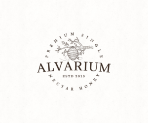 Alvarium Raw Single Nectar Honey | Logo Design by 91.kremena.petrova