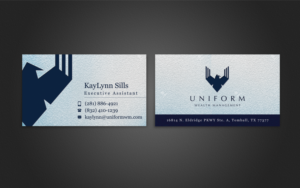 Uniform Business Cards | Diseño de Tarjeta de Presentación por  Artman