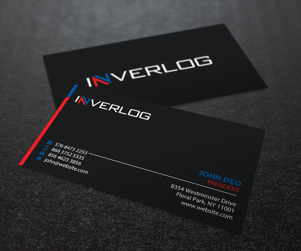 Stationery Design by Brand aid for INVERLOG SA | Design #20288693