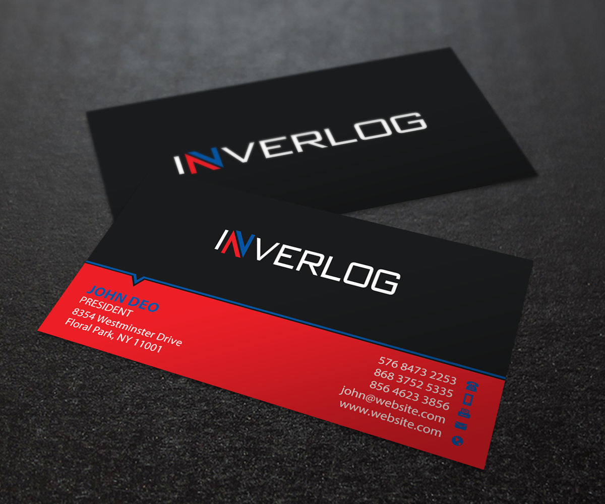 Stationery Design by Brand aid for INVERLOG SA | Design #20288694