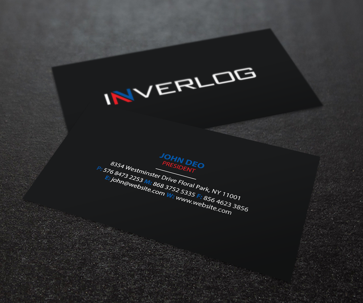 Stationery Design by Brand aid for INVERLOG SA | Design #20290935