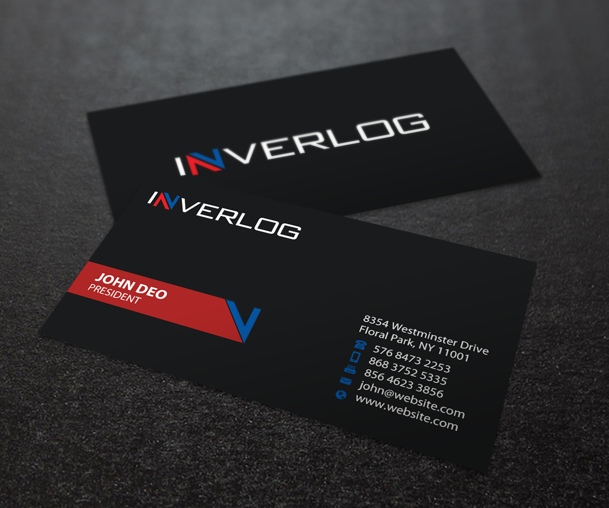 Stationery Design by Brand aid for INVERLOG SA | Design #20290941