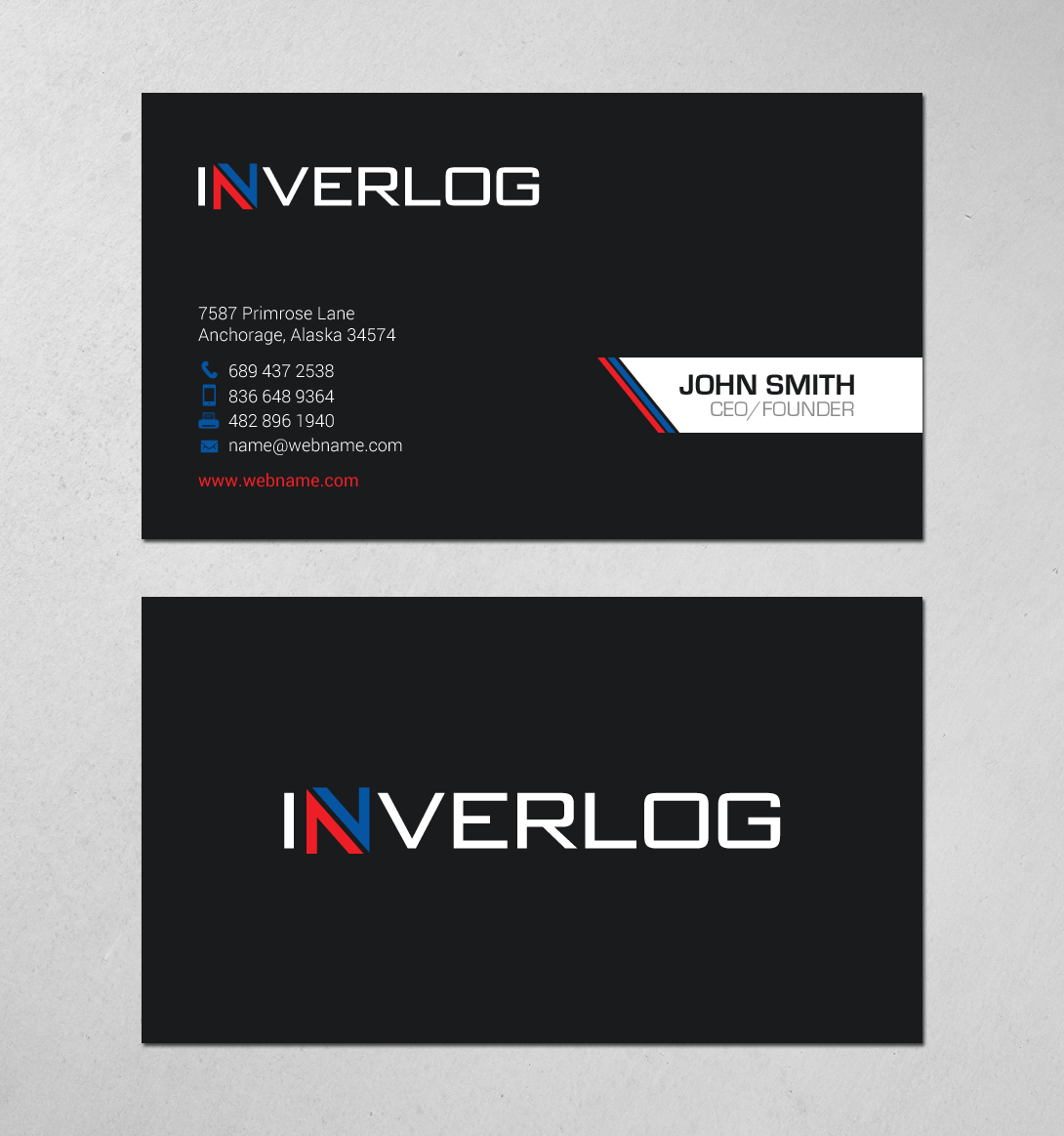 Stationery Design by chandrayaan.creative for INVERLOG SA | Design #20288335