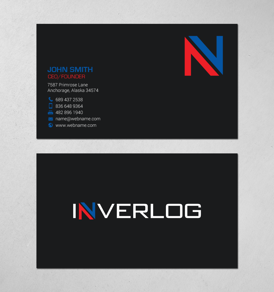 Design de Papeterie par chandrayaan.creative pour INVERLOG SA | Design #20288347