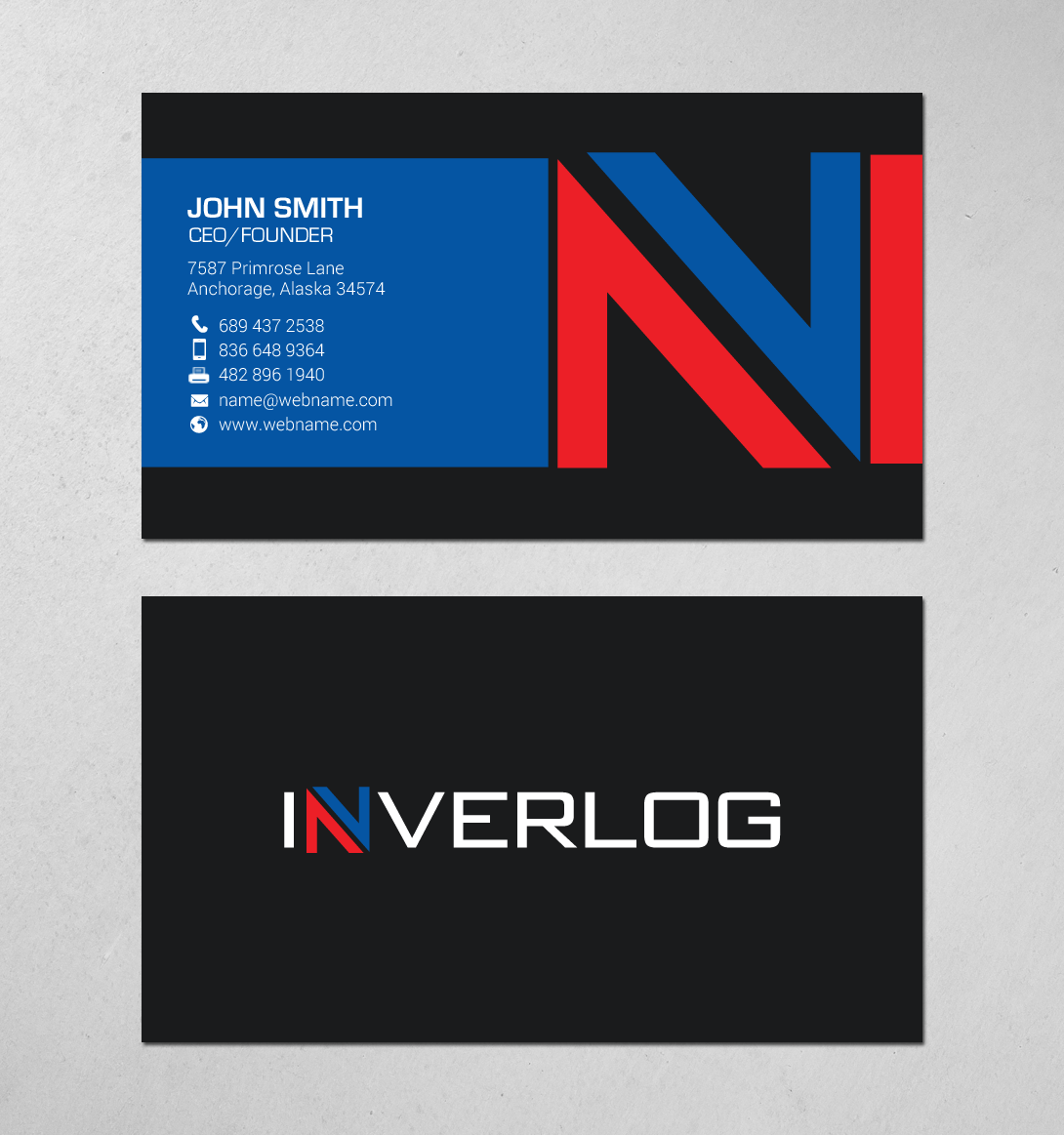 Stationery Design by chandrayaan.creative for INVERLOG SA | Design #20288348