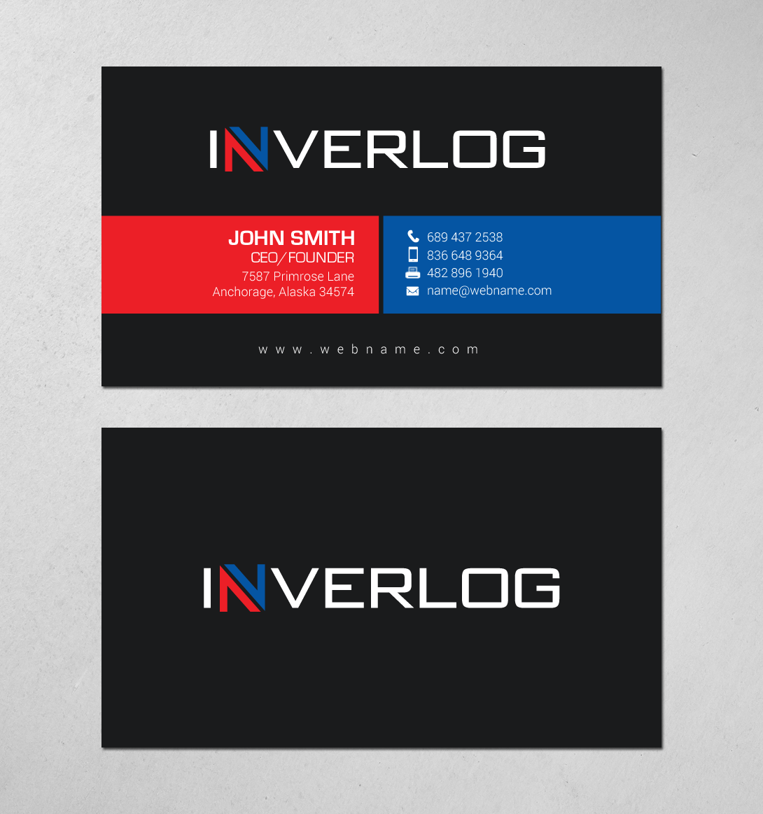 Stationery Design by chandrayaan.creative for INVERLOG SA | Design #20288349