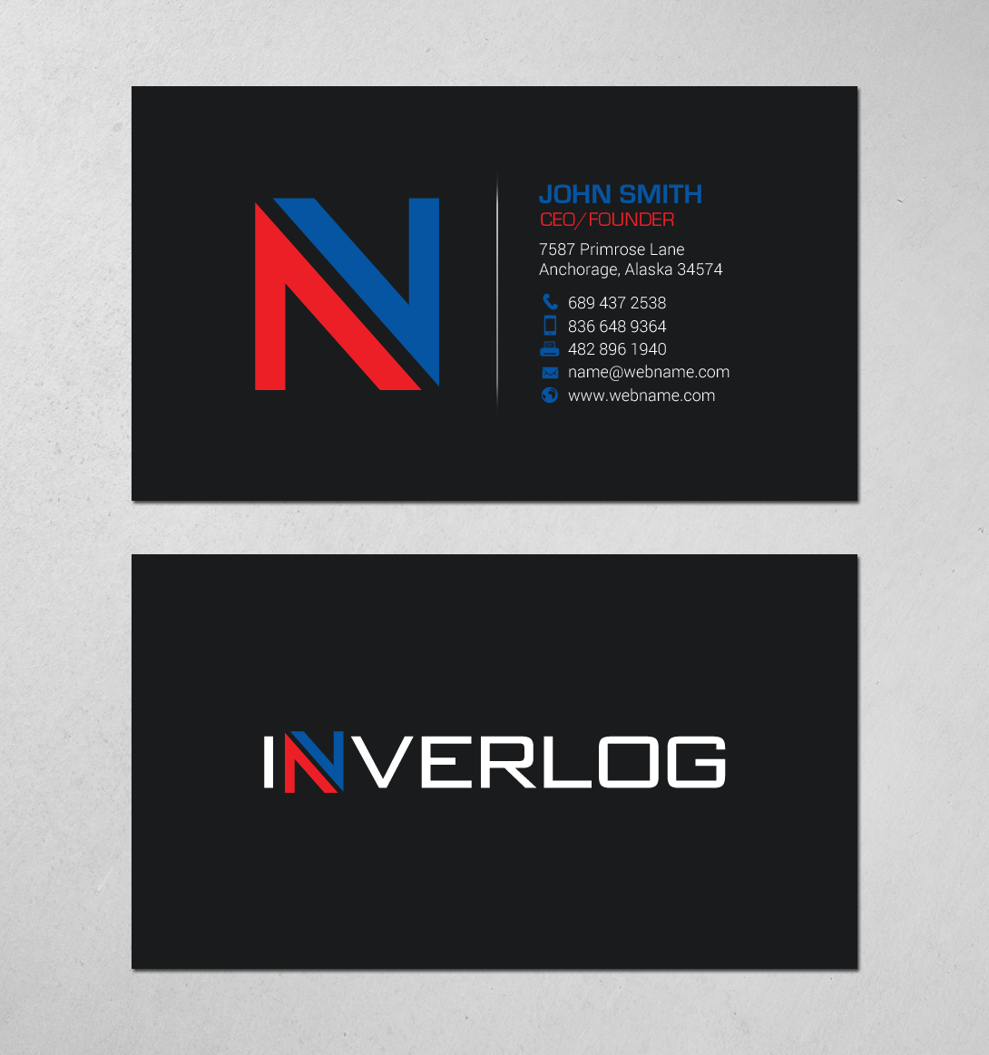 Design de Papeterie par chandrayaan.creative pour INVERLOG SA | Design #20288350