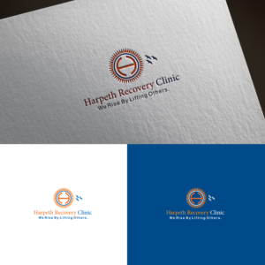 Harpeth Recovery Clinic,  below in smaller font:' We Rise by Lifting Others.