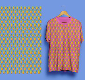 Allover repeat T-shirt design | T-shirt Design by 99.degree