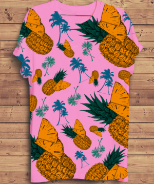 Allover repeat T-shirt design | T-shirt Design by creative gravity