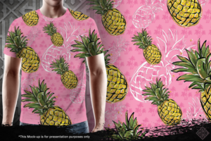 Allover repeat T-shirt design | T-shirt Design by gekgrfx