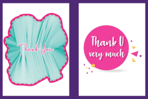 4  'Thank you' greetings cards designs | Greeting Card Design by Annie Creative Service