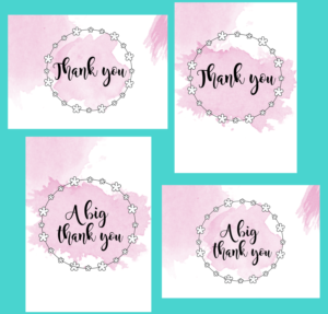 4  'Thank you' greetings cards designs | Greeting Card Design by IndreDesign