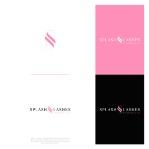 Splash Lashes by Brows & Co | Logo Design by lorixart