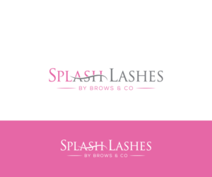 Splash Lashes by Brows & Co | Logo Design by Mario